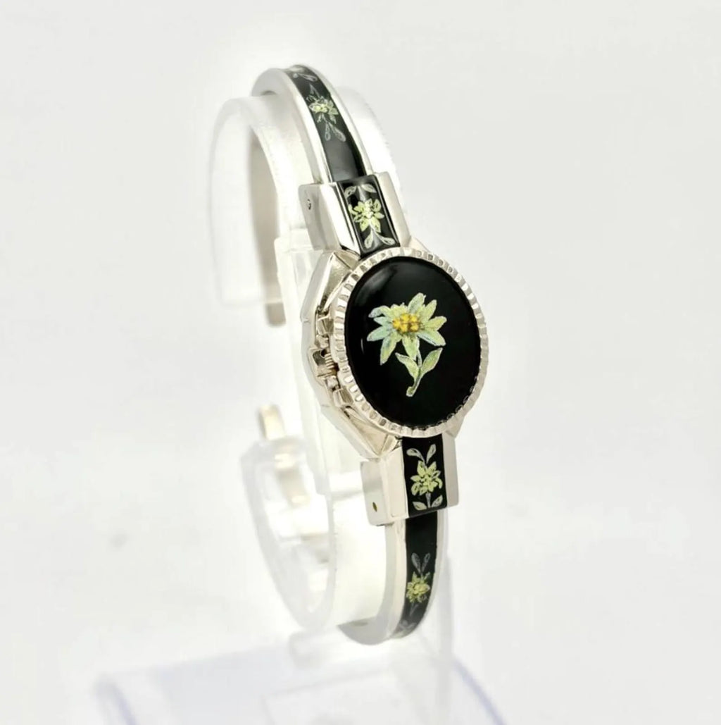 Daisy Vintage peekaboo bangle watch